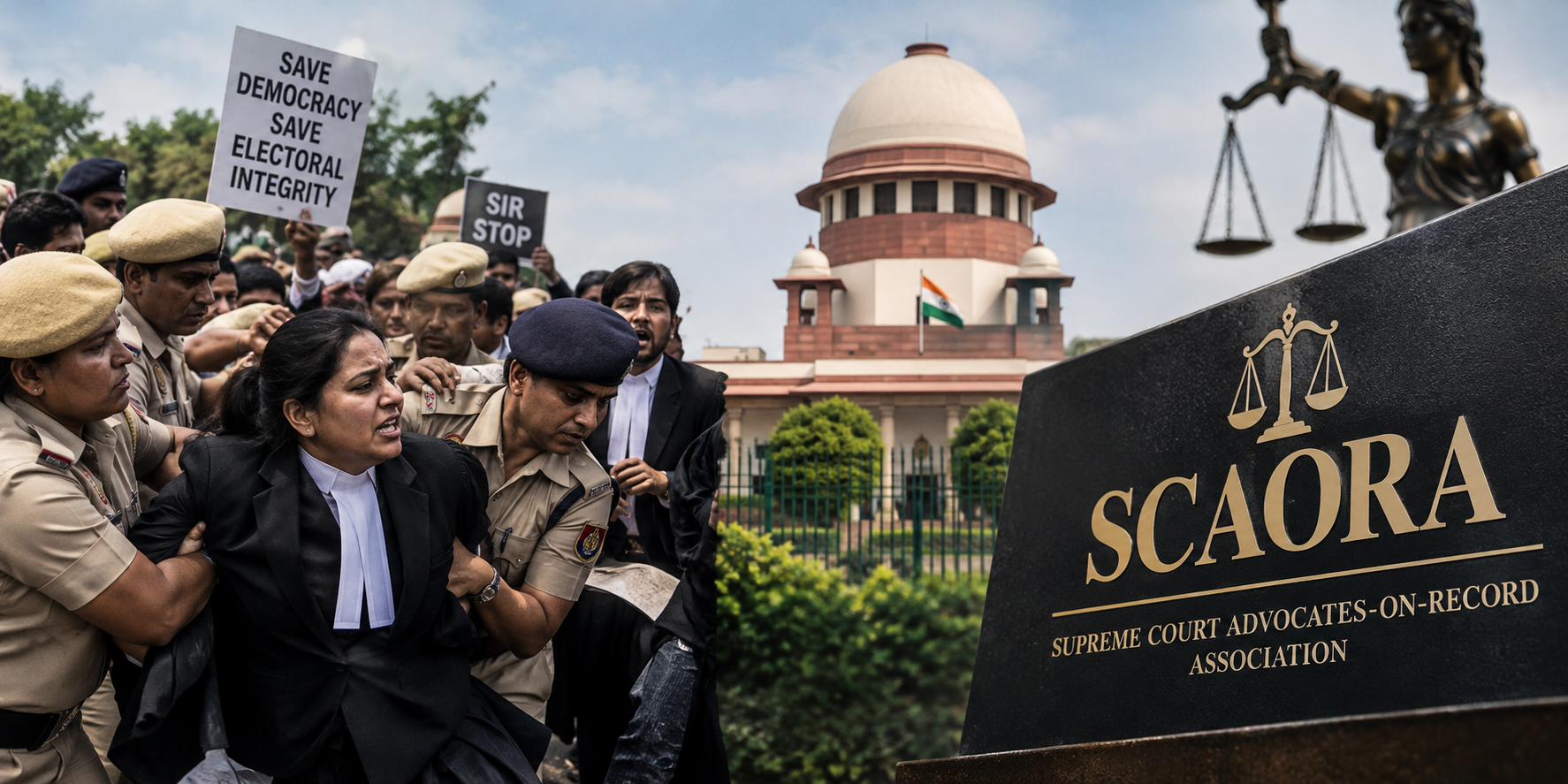 SCAORA Moves SC Seeking Independent Probe Into Alleged Police Manhandling Of Lawyers During CEC Protest