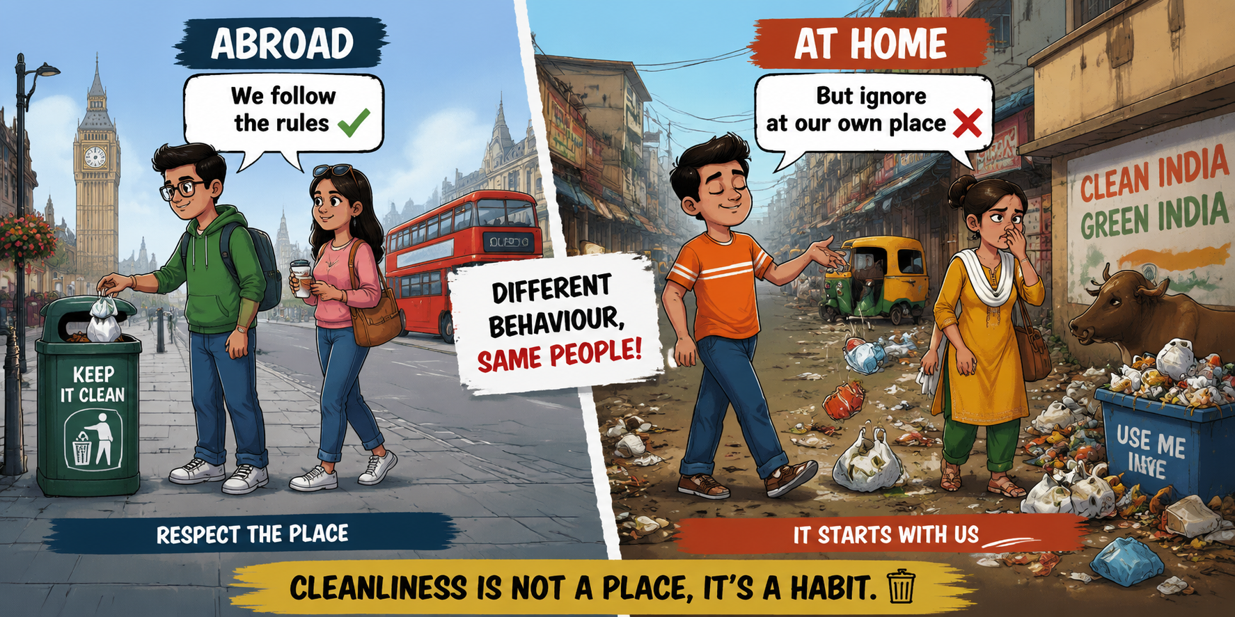 Bombay HC Slams Indians for Following Cleanliness Rules Abroad but Littering at Home